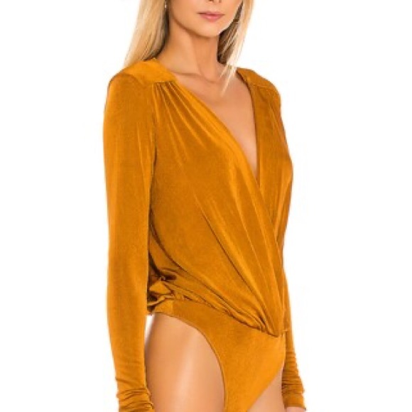 FREE PEOPLE X REVOLVE Turnt Bodysuit in Honey Ginger - Picture 3 of 5